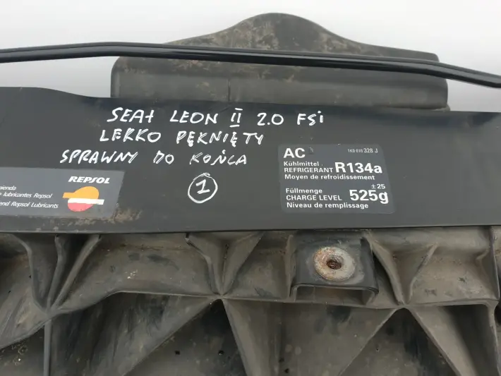 Seat Leon II 2.0 FSI PRZEDNI PAS CHŁODNICE KOMPLET