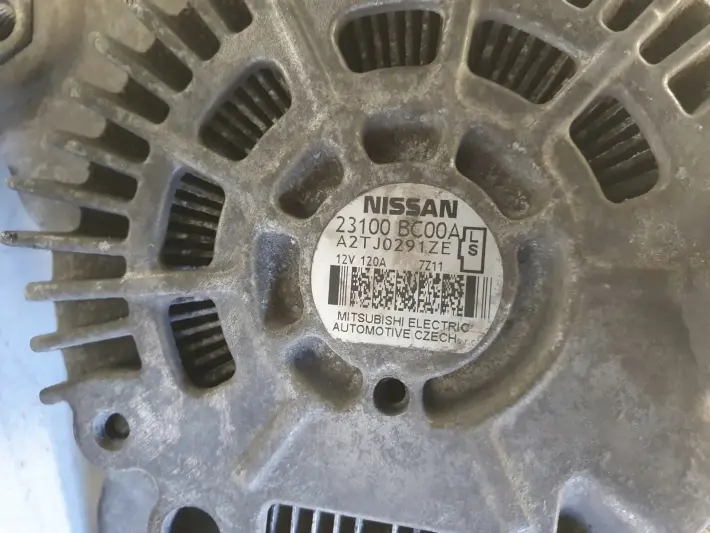 Nissan Qashqai J10 1.6 16V ALTERNATOR 23100BC00A 120A