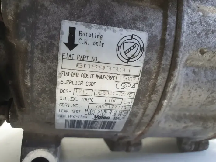 Alfa Romeo 159 1.9 JTD SPRĘŻARKA KLIMATYZACJI 60693331