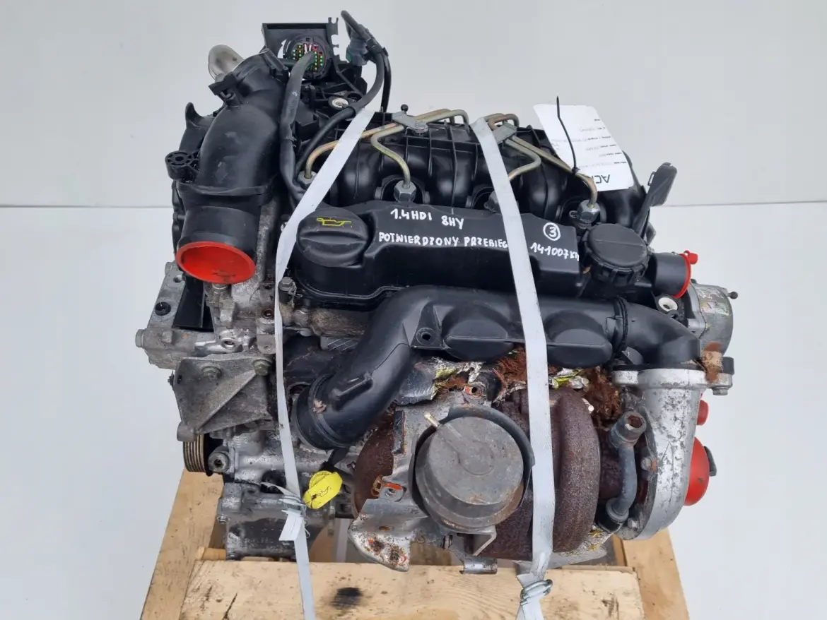 SILNIK KOMPLET Citroen C3 1.4 HDI 90KM 02-09r DELPHI serwisowany 141tyś 8HY
