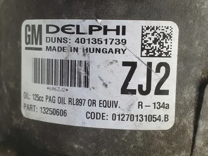 Opel Astra IV J 1.7 CDTI SPRĘŻARKA KLIMATYZACJI 13250606