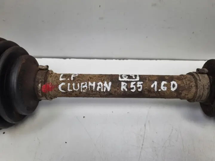 MINI CLUBMAN R55 R56 1.6 D LEWA PRZEDNIA PÓŁOŚ półośka lewy przód