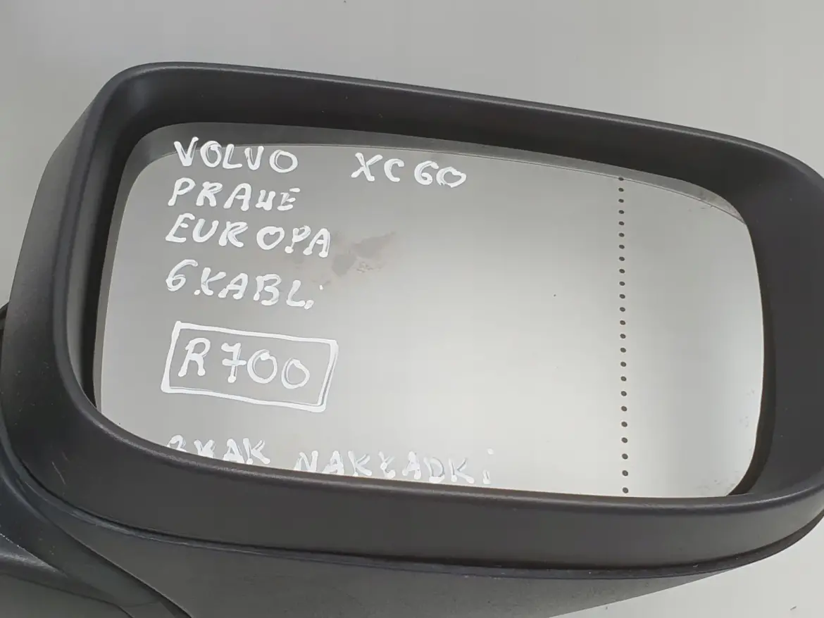 Volvo XC60 I 08-13r LUSTERKO PRAWE PASAŻERA 6 pin kabli podświetlane EUROPA