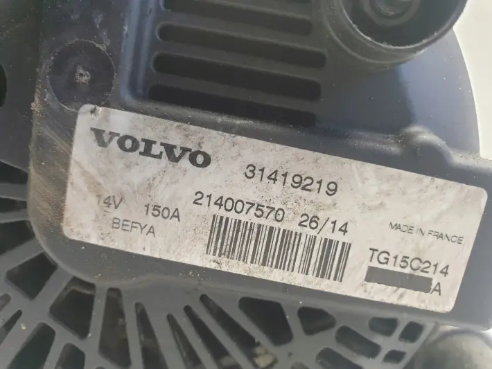 Volvo V40 II 1.6 D2 ALTERNATOR 150A 31419219 oryginał