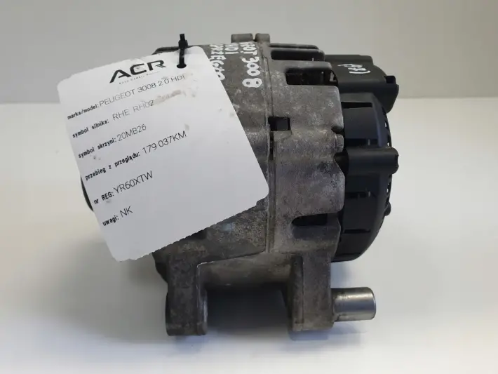 Peugeot 3008 2.0 HDI ALTERNATOR 9664779680 valeo