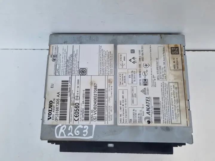 Volvo V40 II V60 S60 II CZYTNIK PŁYT CD radio nawigacja 31667305AA 31667305