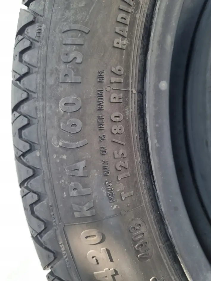 Opel Insignia A KOŁO DOJAZDOWE dojazdówka 125/00 R16 5x120 16X4.00B IS41