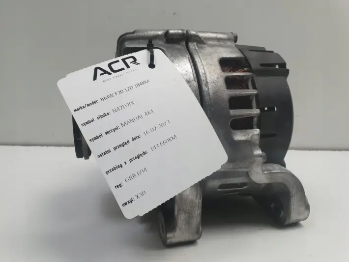 BMW F10 F11 F30 F20 2.0 D ALTERNATOR 180A 7823343 AL04