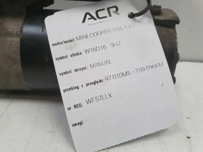 Mini Cooper R56 1.6 D ROZRUSZNIK bosch 7802945