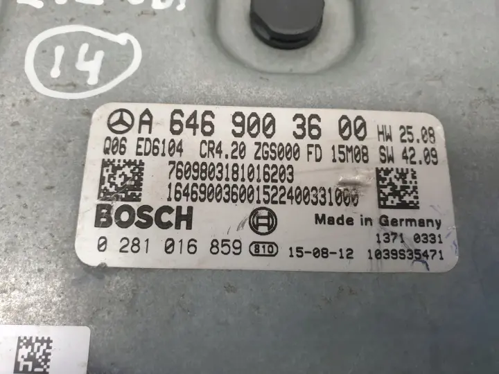 Mercedes Sprinter 906 2.2 CDI STEROWNIK SILNIKA
