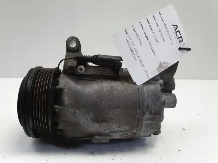 Mini Cooper R50 R53 1.6 16V SPRĘŻARKA KLIMATYZACJI 01139014 11645610