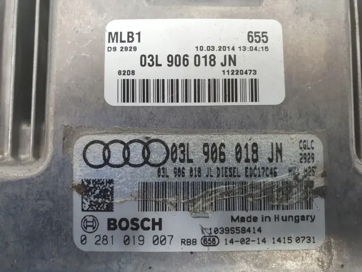 Audi Q5 2.0 TDI STEROWNIK SILNIKA komputer 03L906018JN