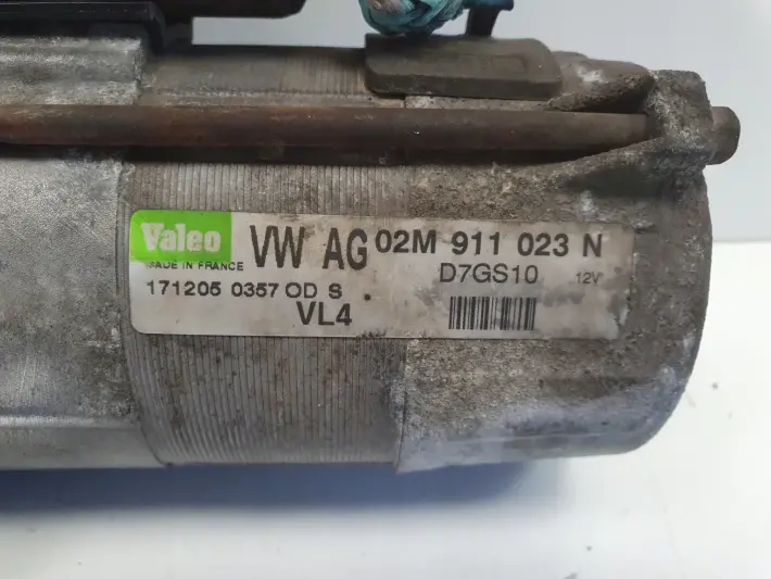 VW Golf V 2.0 TDI ROZRUSZNIK valeo 02M911023N D7GS10
