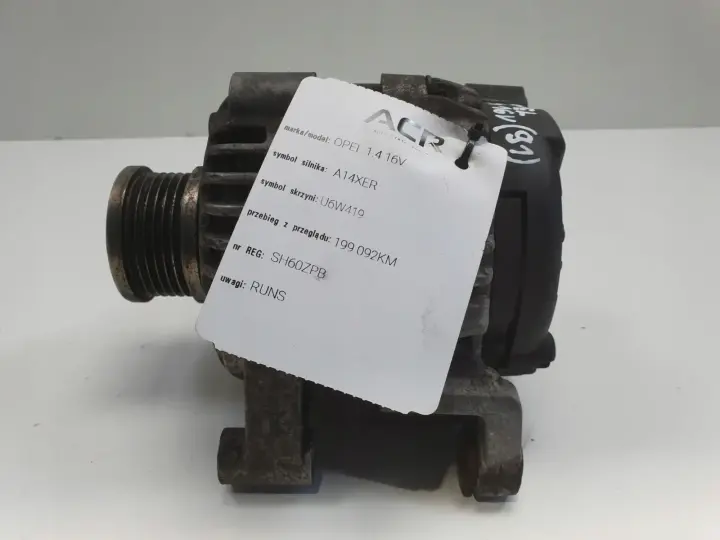 Opel Astra IV J 1.4 16V ALTERNATOR 13500582 100A