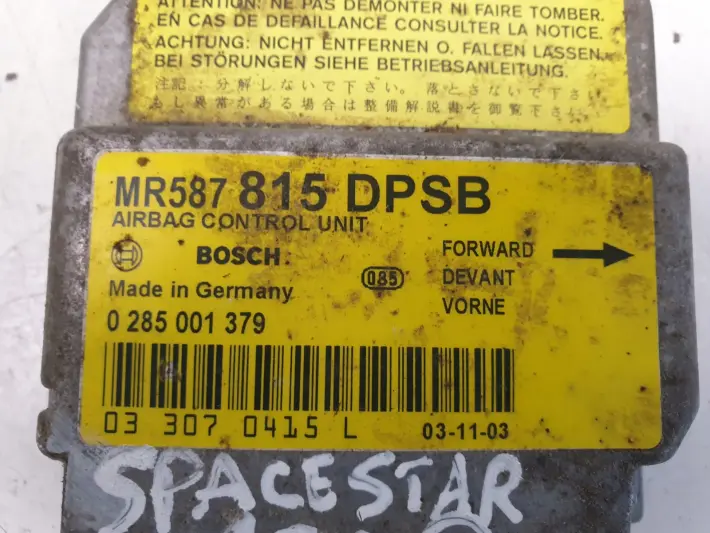 Mitsubishi Space Star MODUŁ PODUSZEK POWIETRZNYCH
