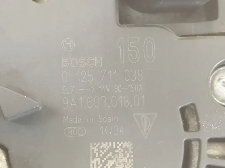 Porsche 911 GT3 3.8 ALTERNATOR 0125711039 150A