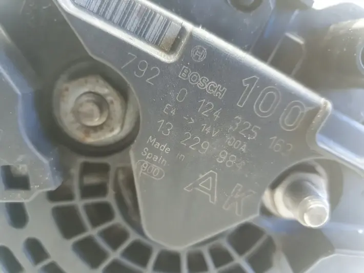 Opel Astra III H 1.6 16V ALTERNATOR 100A bosch 0124325163 AK