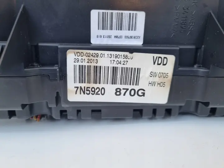 Seat Alhambra I lift diesel LICZNIK ZEGARY Europa 7N5920870G