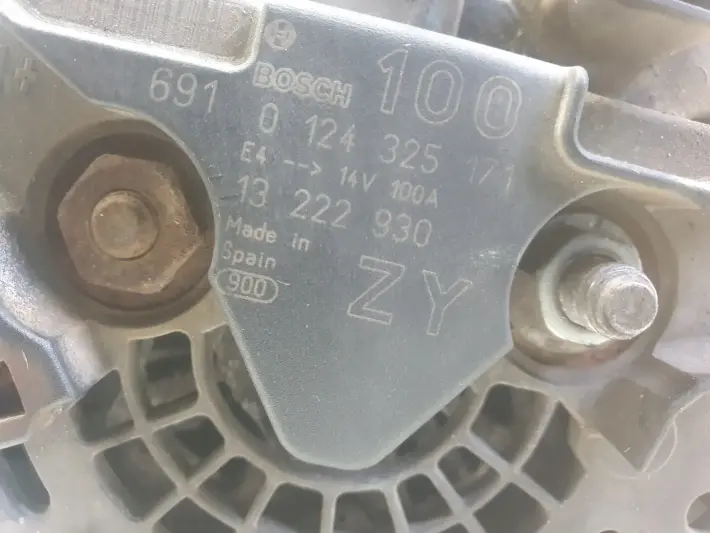 Opel Corsa D 1.2 16V ALTERNATOR 100A ZY 0124325171 bosch oryginał
