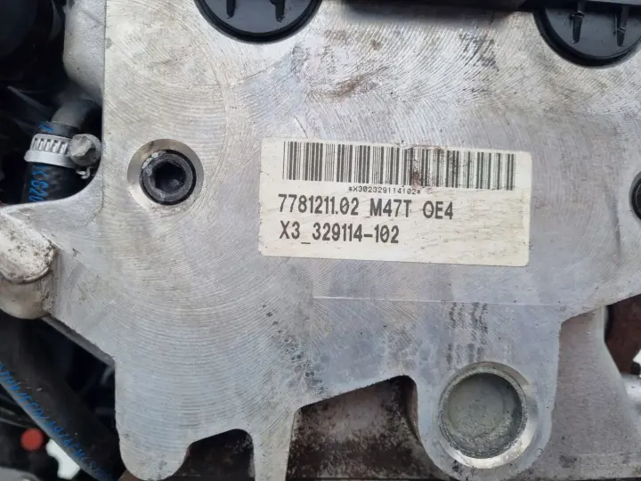 SILNIK KOMPLET BMW E87 2.0 D DIESEL 169tyś M47D20 204D4