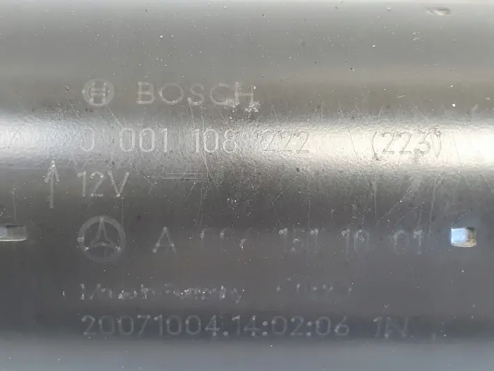 Mercedes W204 3.0 V6 ROZRUSZNIK bosch 0001108222