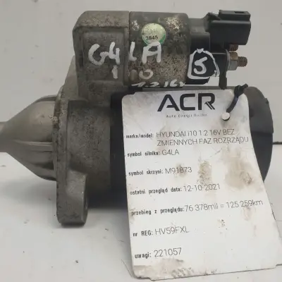 Hyundai i10 1.2 16V ROZRUSZNIK G4LA
