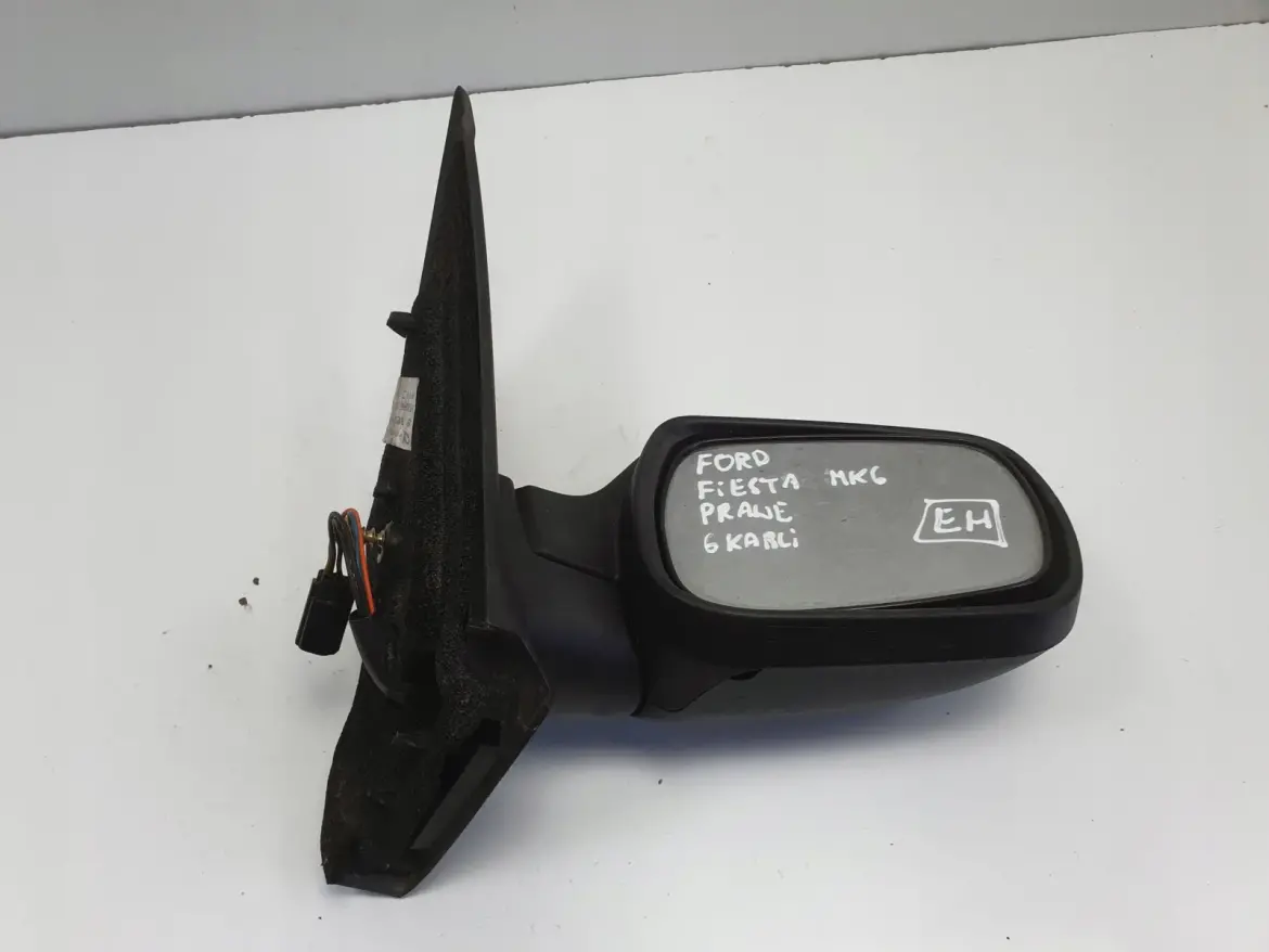 Ford Fiesta MK6 VI 02-05r LUSTERKO PRAWE PASAŻERA 6 kabli