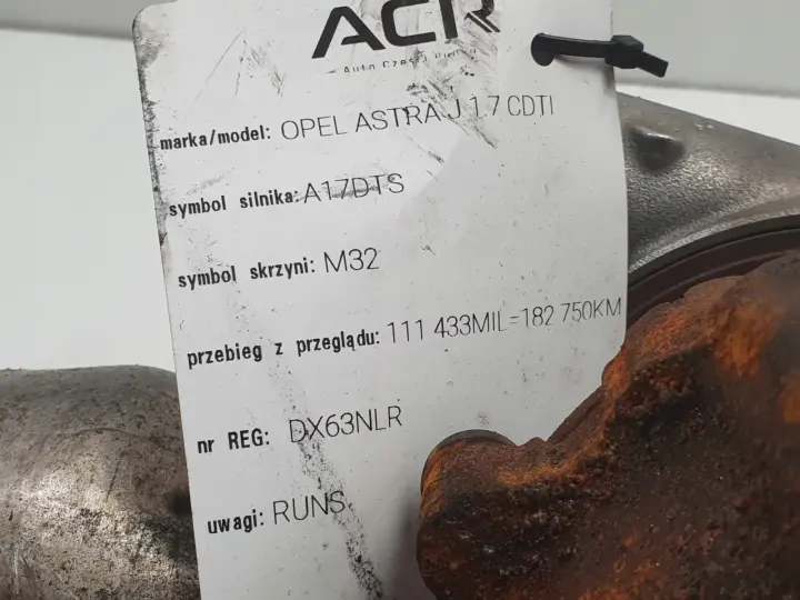 Opel Astra IV J 1.7 CDTI TURBOSPRĘŻARKA turbo 55567731
