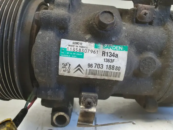Peugeot Partner II 1.6V HDI 08-18r SPRĘŻARKA KLIMATYZACJI 9670318880