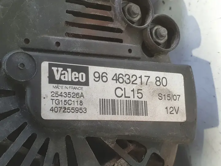 Peugeot Partner II 1.6 HDI ALTERNATOR valeo 9646321780