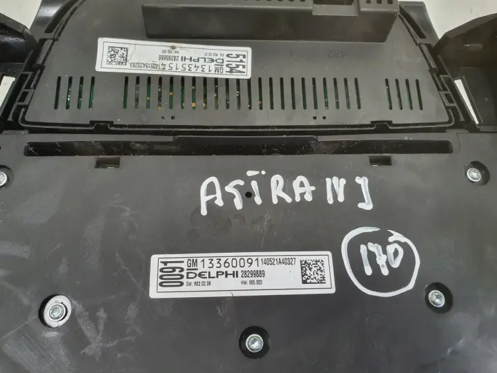 Opel Astra J PANEL STEROWANIA RADIEM panel radia klimatyzacji 13360091