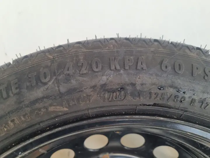 Volvo S80 V70 S60 I KOŁO DOJAZDOWE dojazdówka 125/80 R17 9209872