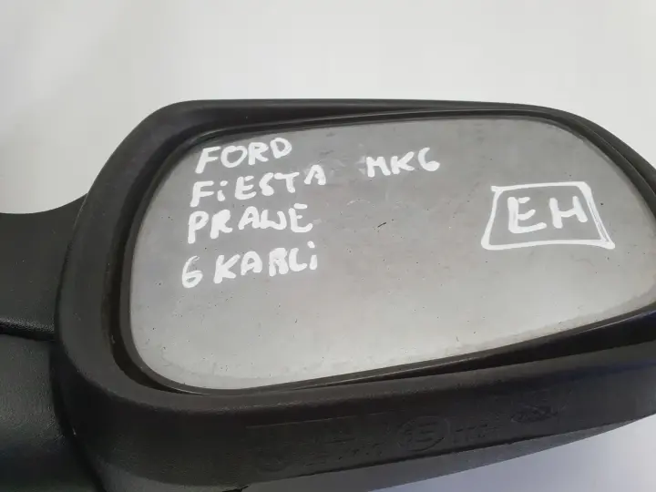 Ford Fiesta MK6 VI 02-05r LUSTERKO PRAWE PASAŻERA 6 kabli