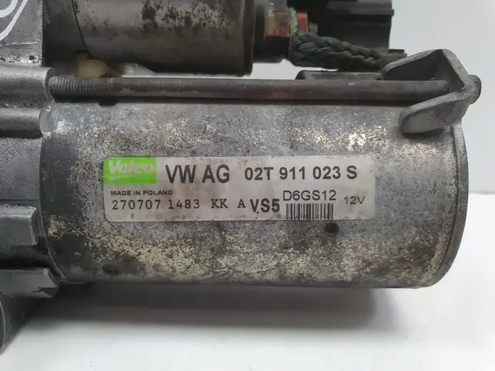 Audi A3 II 8P 1.6 FSI ROZRUSZNIK valeo 02T911023S D6GS12