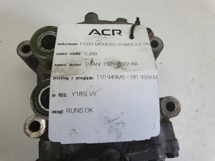 Ford Mondeo MK3 III 2.0 16V SPRĘŻARKA KLIMATYZACJI pompa