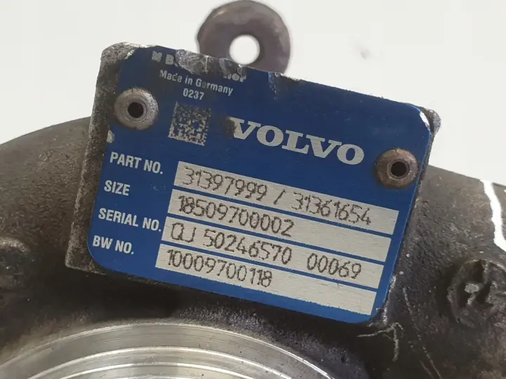 Volvo S60 II V60 2.0 D4 TURBOSPRĘŻARKA turbo 31397999 31361654
