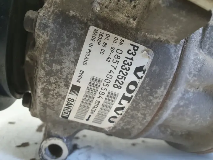 Volvo S80 II V70 III 2.0 D4 SPRĘŻARKA KLIMATYZACJI Pompa P31332528