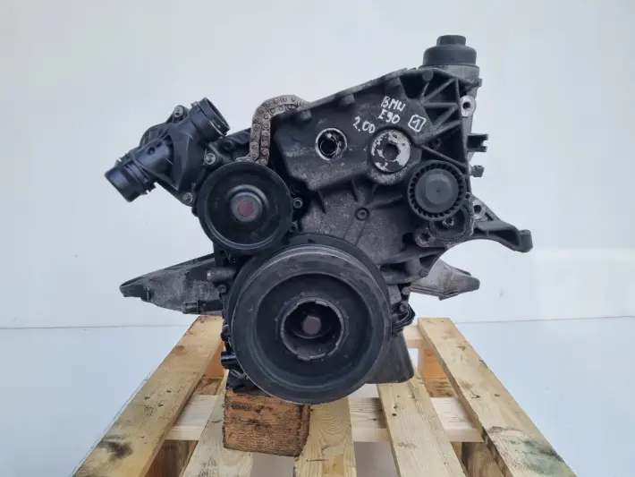 DÓŁ SILNIKA BLOK WAŁ TŁOKI MISKA BMW E90 E91 2.0 D DIESEL M47D20 204D4