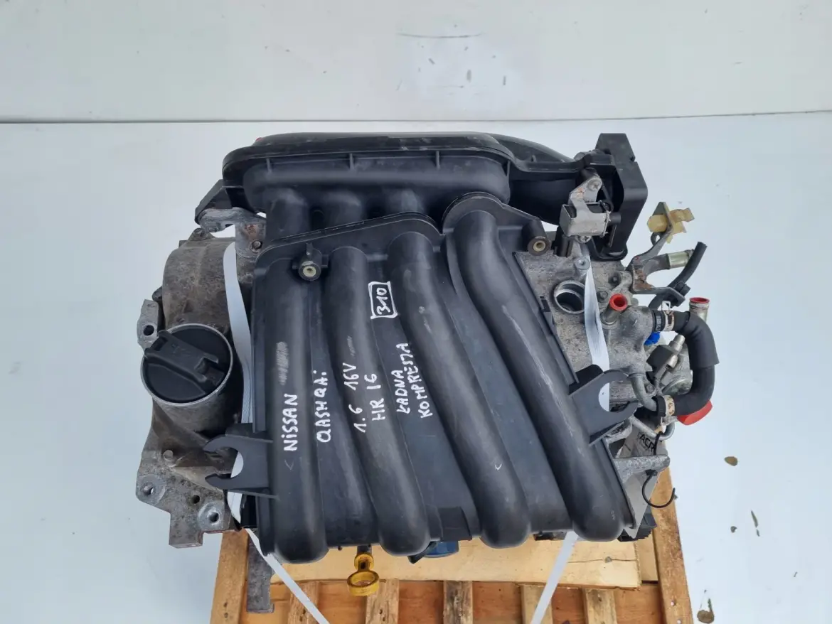 SILNIK PRAWDZIWY Nissan Qashqai 1.6 16V wersja na 4 wtryski HR16 HR16DE