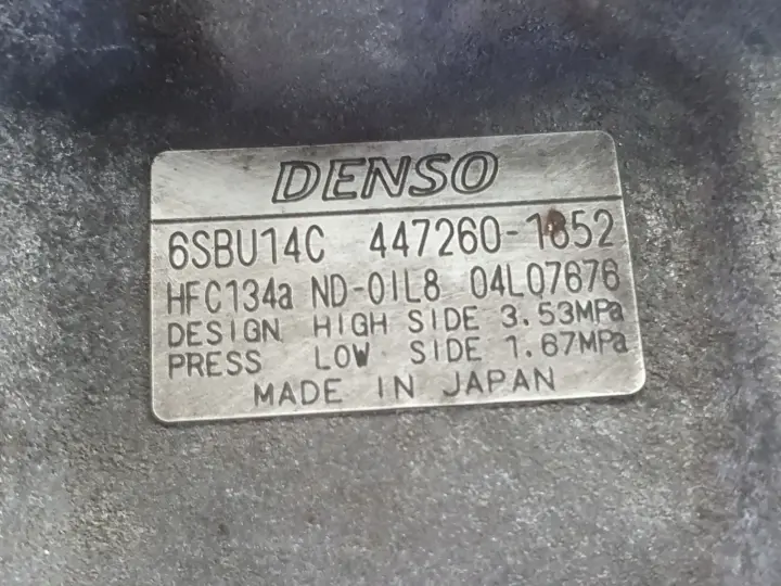 BMW E60 2.0 D SPRĘŻARKA KLIMATYZACJI pompa 447260-1852