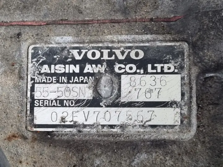 Volvo S60 I 2.4 TURBO AUTOMATYCZNA SKRZYNIA BIEGÓW automat 55-50SN 8636767