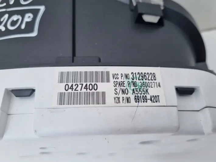 Volvo V50 S40 II 1.6 D LICZNIK ZEGARY Europa 31296228 36002714