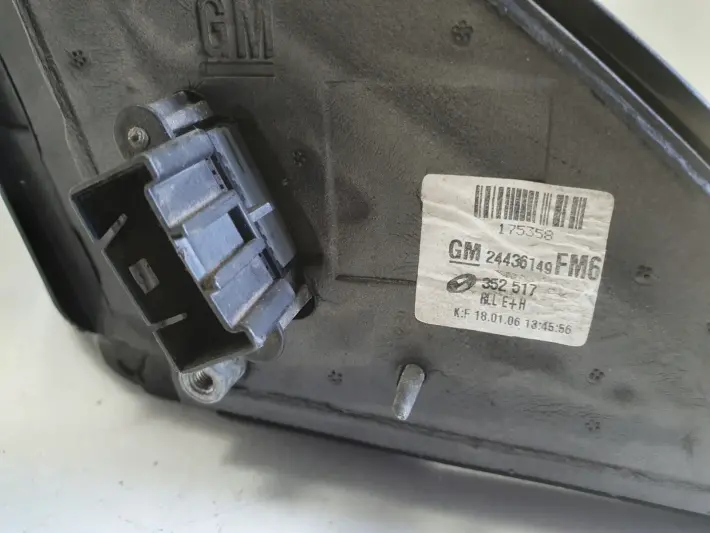 Opel Vectra C Signum LUSTERKO LEWE KIEROWCY 5 pin pinów 24436149
