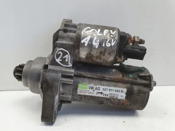 VW Golf V 1.4 16V ROZRUSZNIK valeo 02T911023S