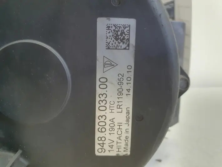Porsche Cayenne S II 4.8 V8 ALTERNATOR 94860303300 190A