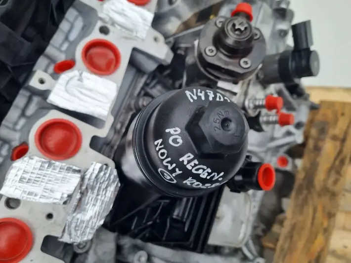 SILNIK BMW F10 F11 2.0 D DIESEL 184KM nowy rozrząd N47D20C