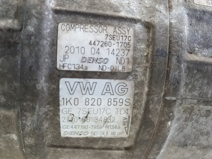 VW Passat B6 1.6 FSI SPRĘŻARKA KLIMATYZACJI 1K0820859S