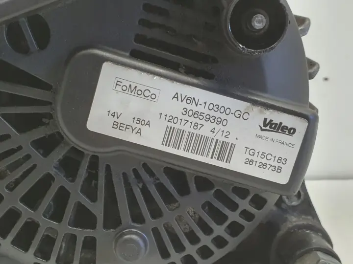Ford Focus III MK3 1.6 TDCI ALTERNATOR AV6N-10300-GC 30659390 150A