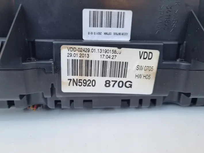 Seat Alhambra I lift diesel LICZNIK ZEGARY Europa 7N5920870G