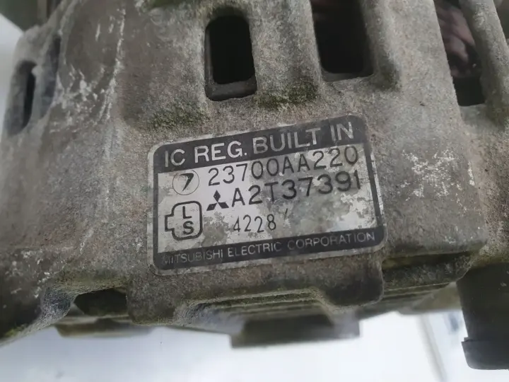 Subaru Legacy II 2.2 B ALTERNATOR 23700AA220 A2T37391